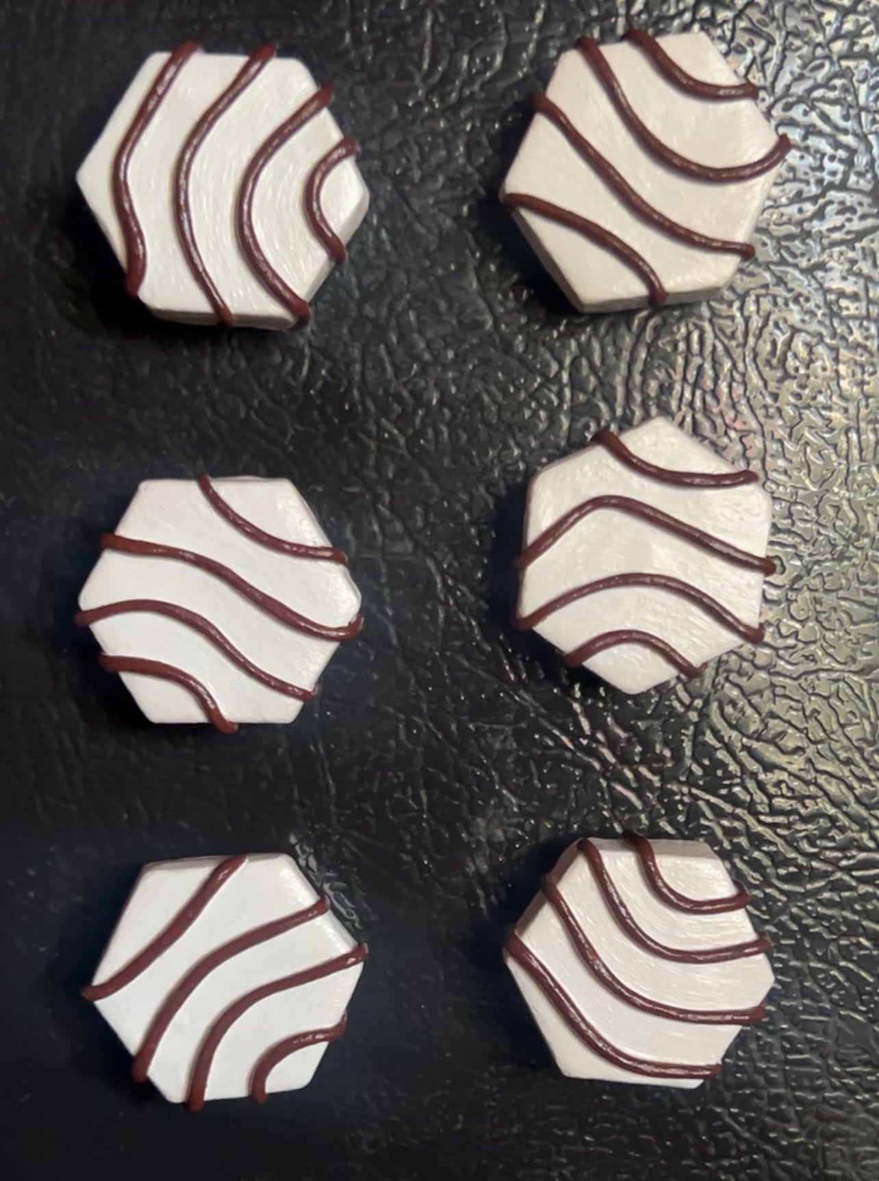 1 pc zebra cake magnet