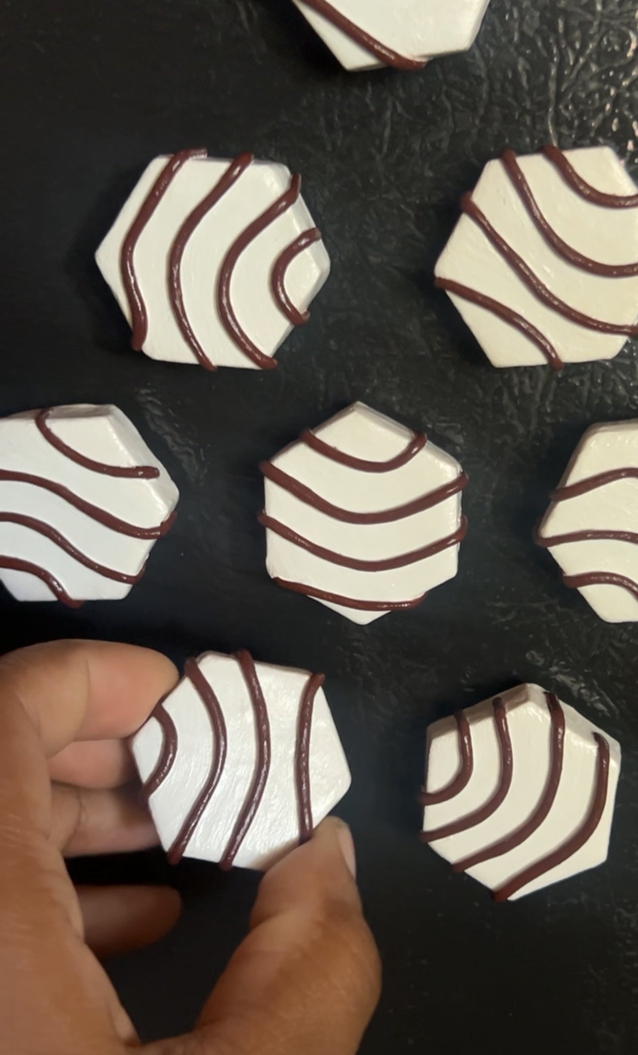 1 pc zebra cake magnet