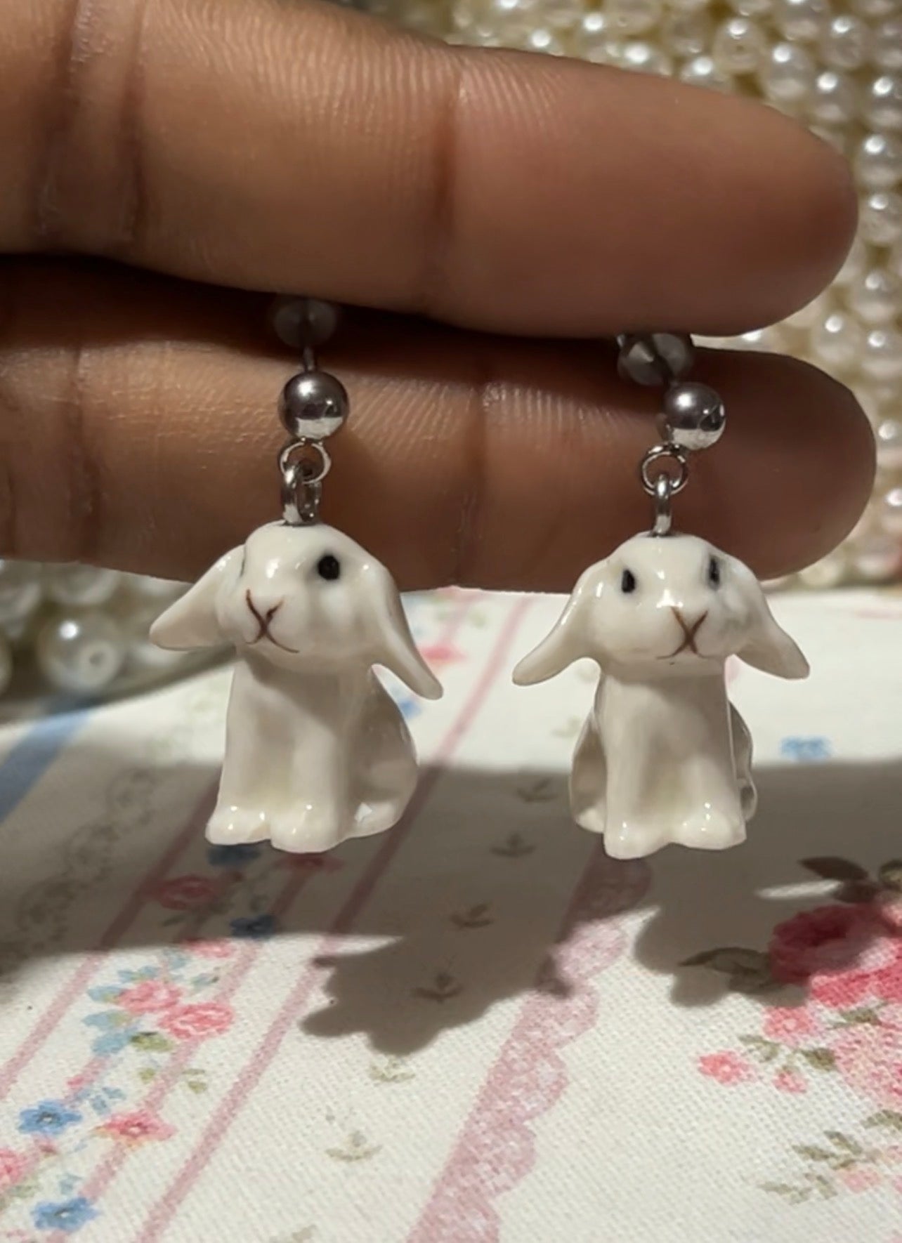 Sugar bunny earrings