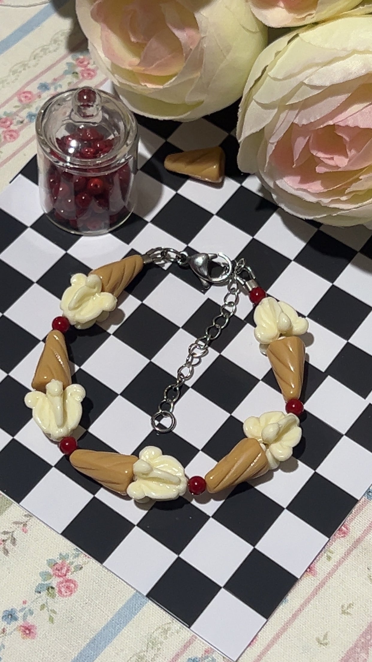Vanilla soft serve bracelet