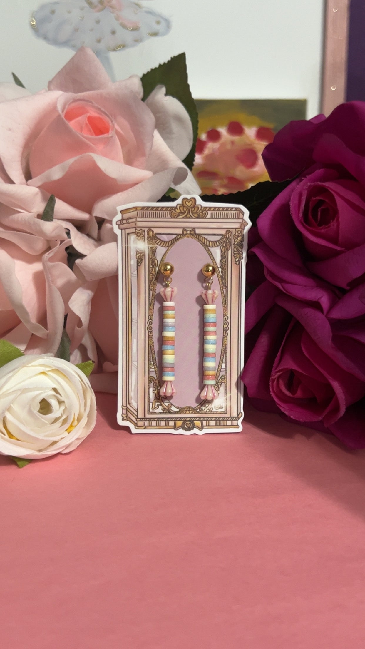 Candy stacks earrings