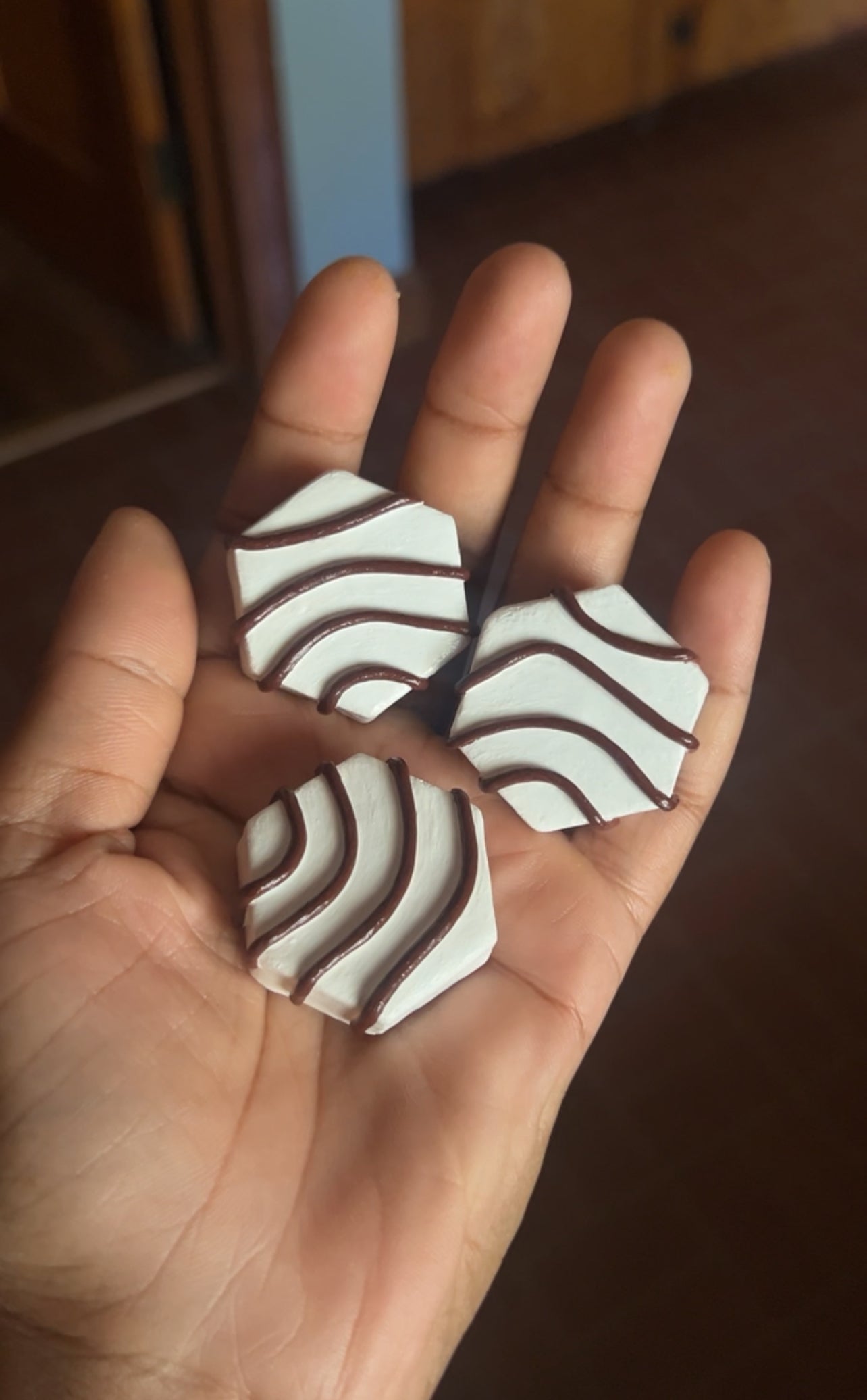 1 pc zebra cake magnet