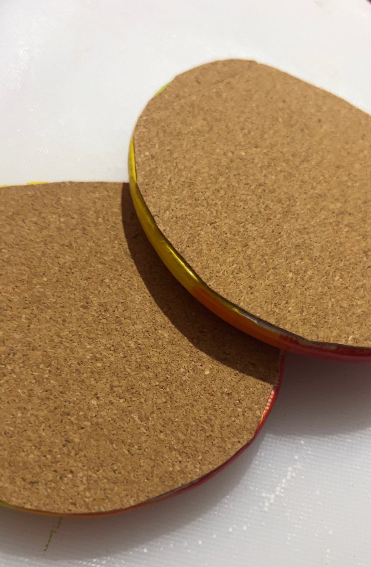 ‘Fresh mango’ coasters 2 pc