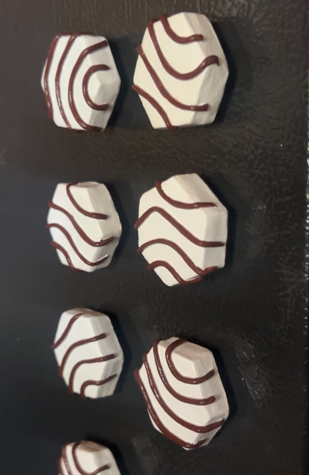 1 pc zebra cake magnet
