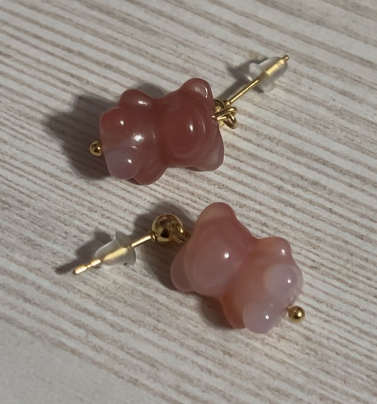 Fruit punch gummy bear earrings