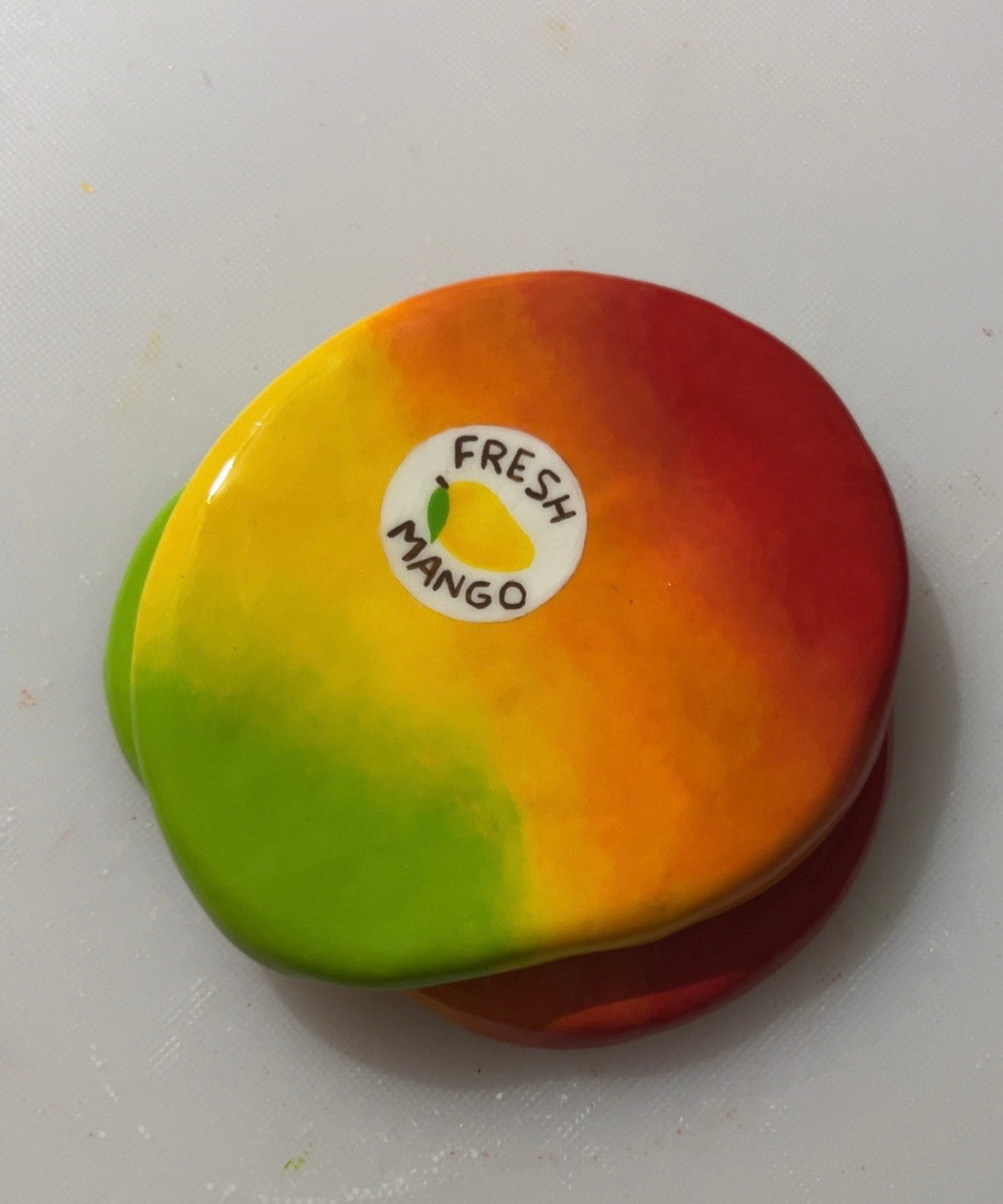 ‘Fresh mango’ coasters 2 pc