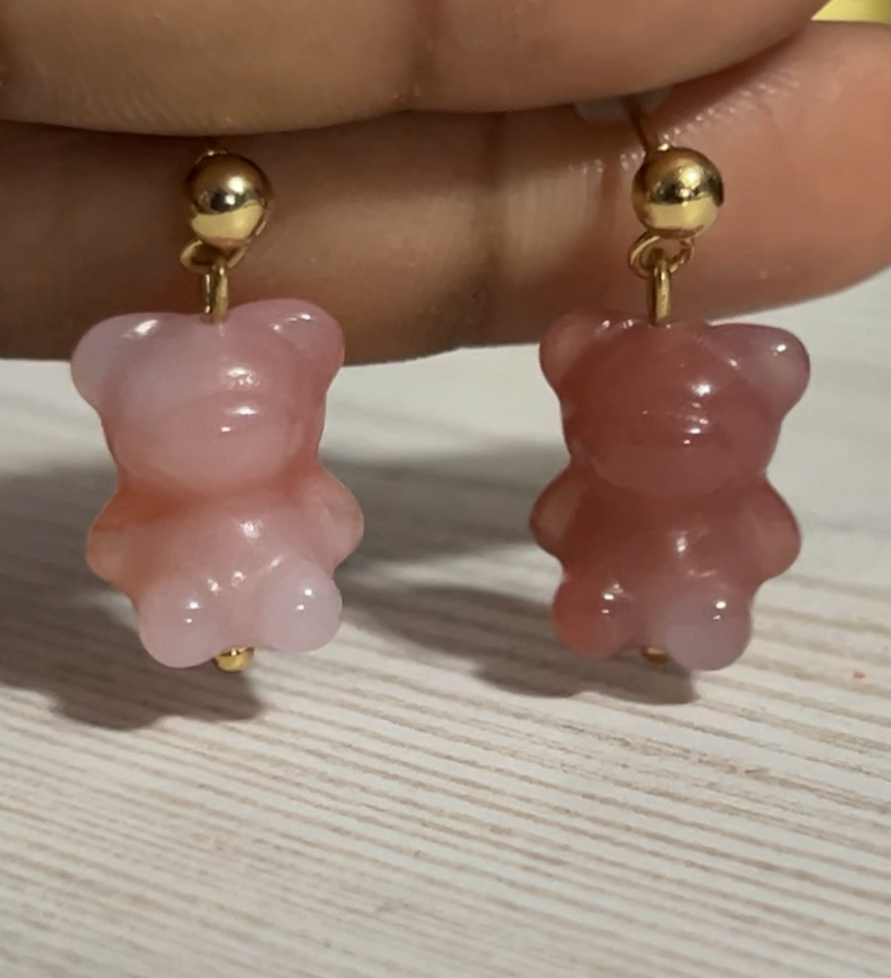 Fruit punch gummy bear earrings