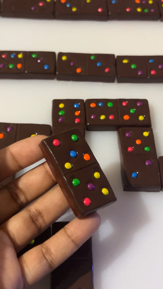 Cosmic brownie dominos