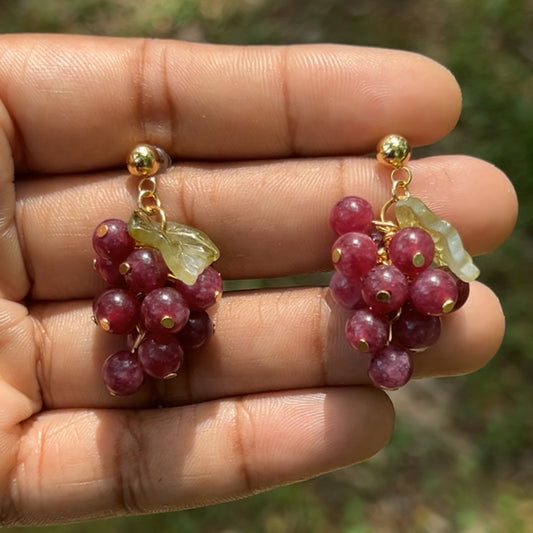Red grapes