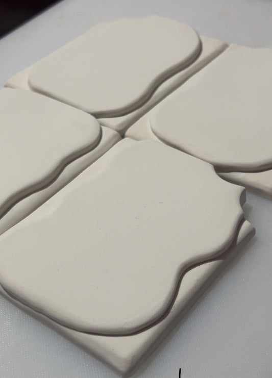 4 pc custom mix and match toaster pastry coasters