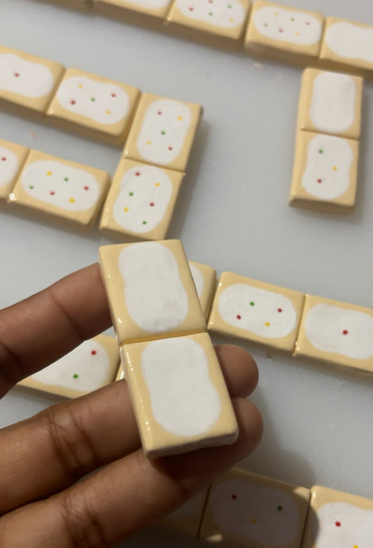 Strawberry toaster pastry dominos